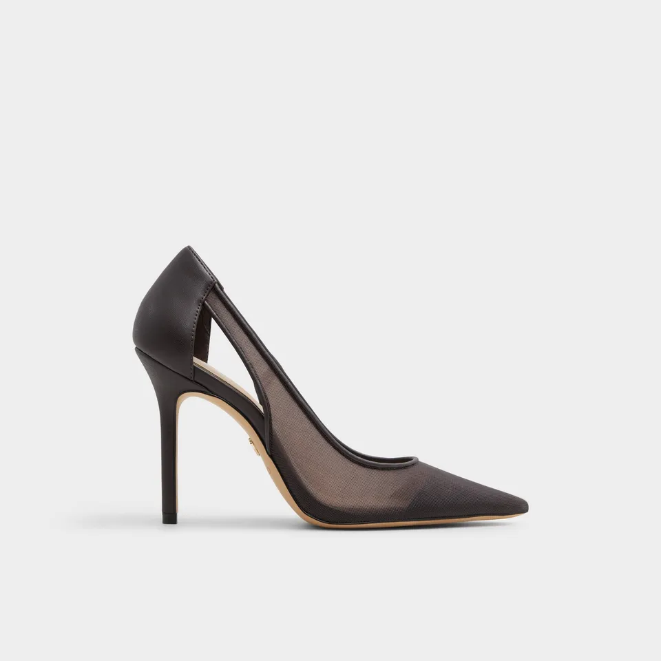 Aldo Ebenezer escarpins mesh marron talon