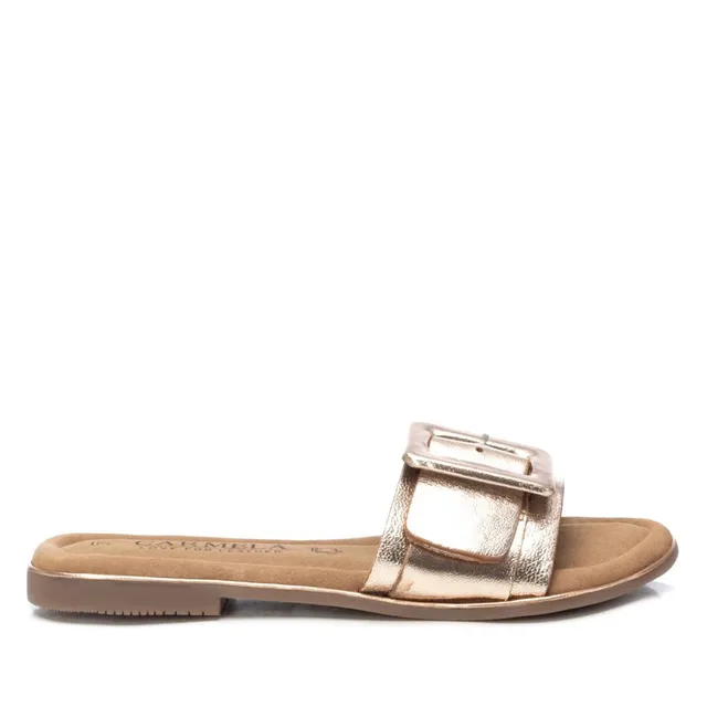 Carmela 16240602 sandale femme or cuir plate