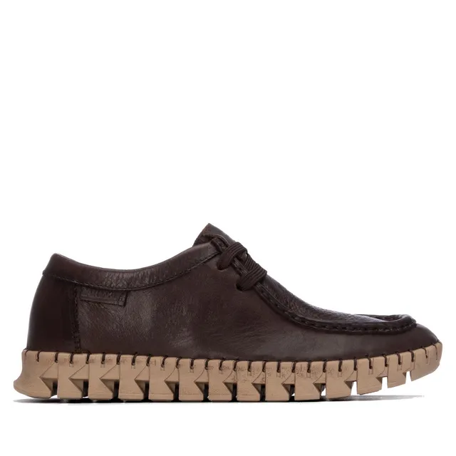 Carmela 16439302 basket cuir marron lacets
