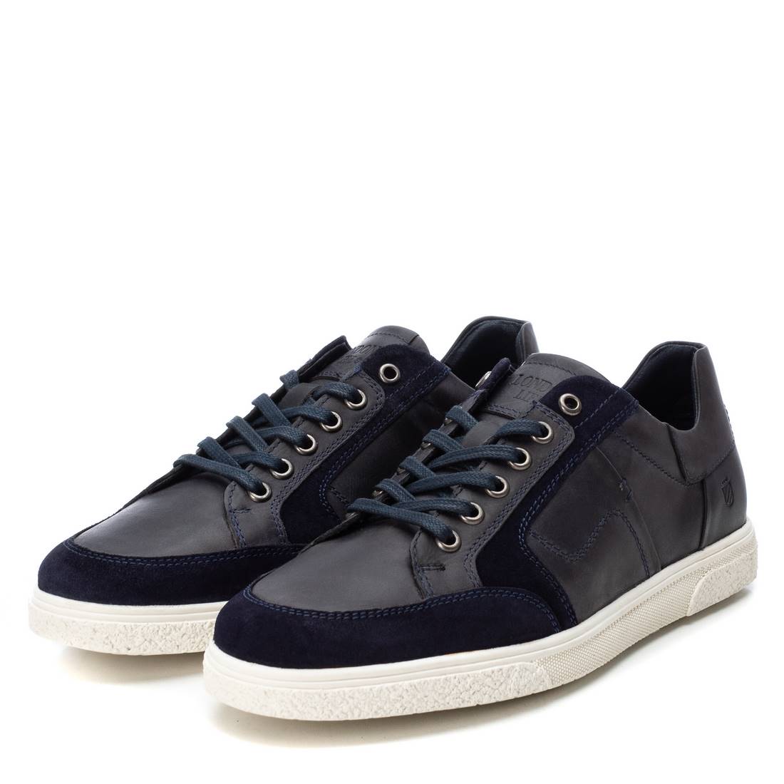 Carmela 16087403 Basket Homme Bleu Cuir