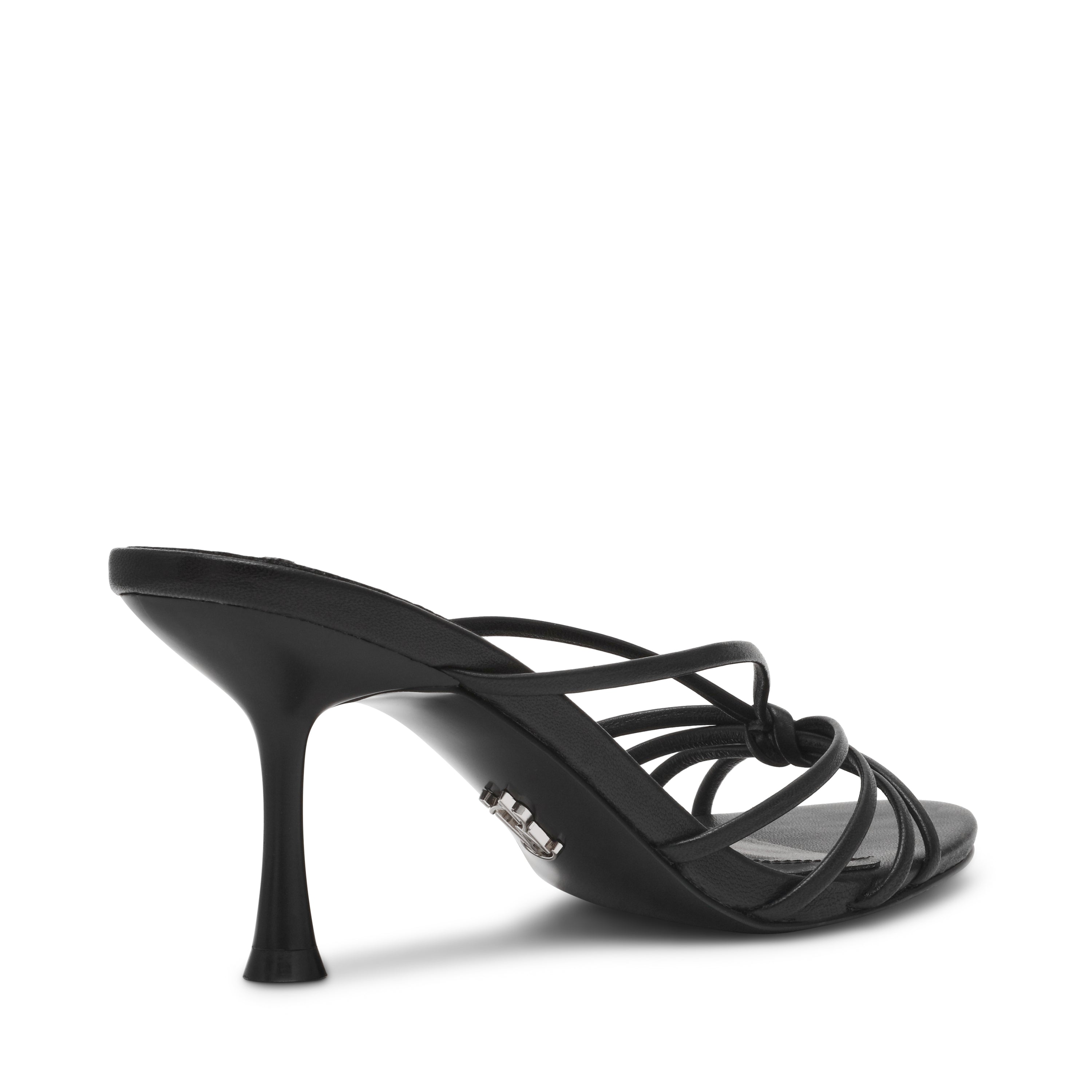 Steve Madden Edna sandales cuir noir talon 8 cm