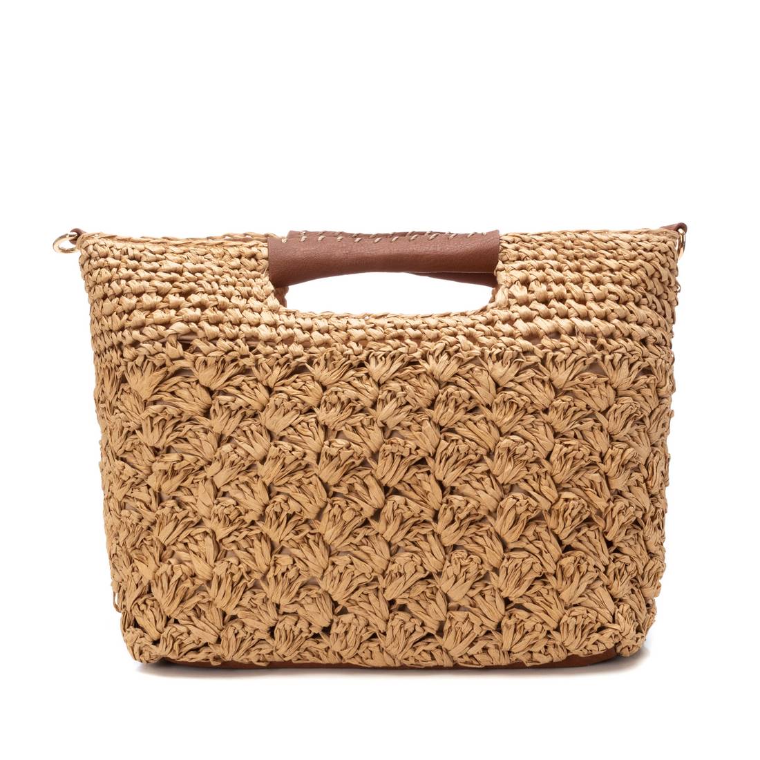 Carmela 186103 18610304 sac bandoulière raphia marron