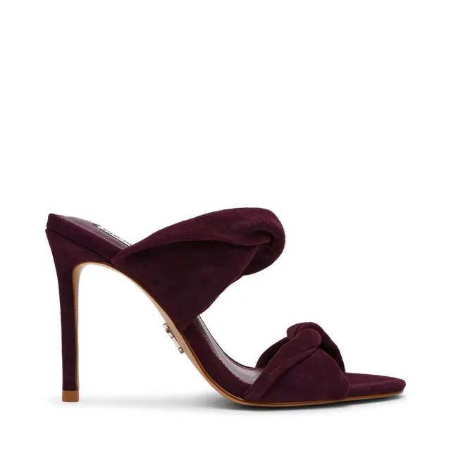 Steve Madden Trophy sandale compensee bordeaux 10 cm