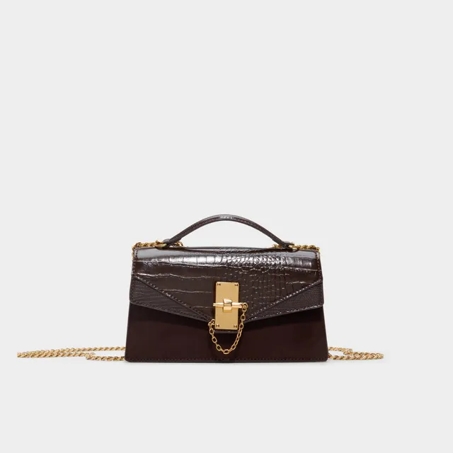 ALDO Fortuliaax sac bandoulière marron animal