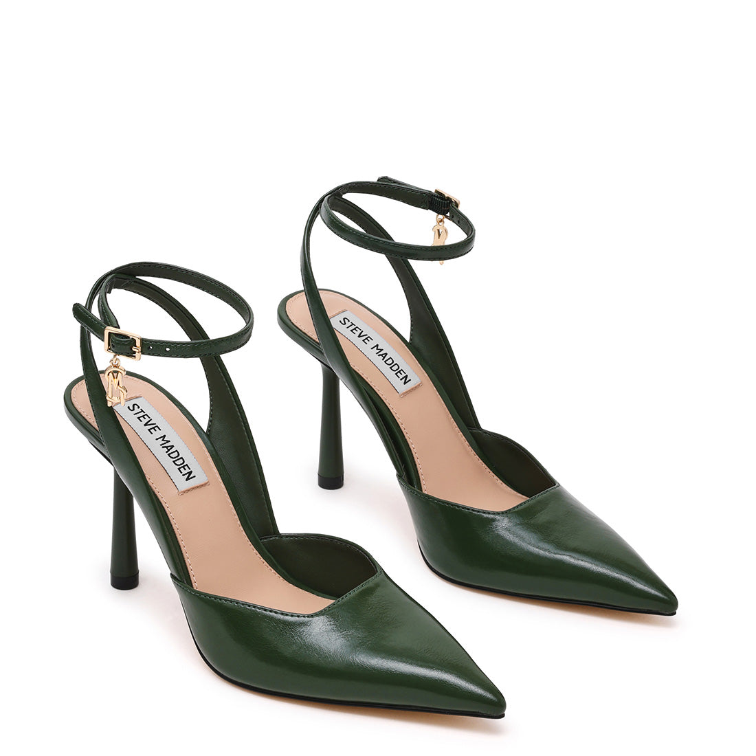 Steve Madden Ashanti escarpin vert talon 9 cm