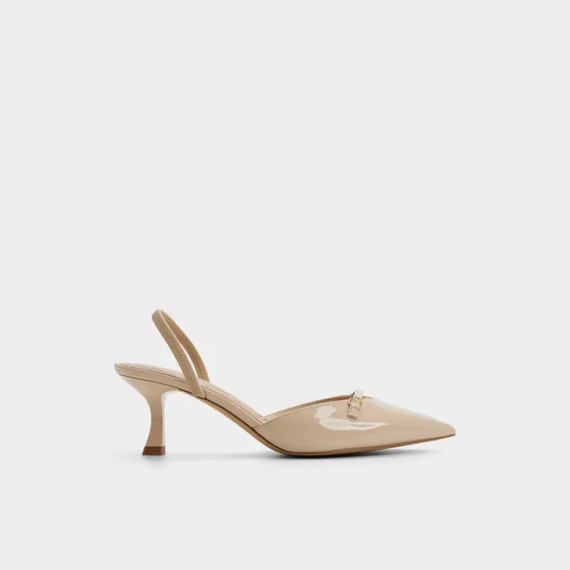 Aldo Nailah escarpins kitten heel beige femme