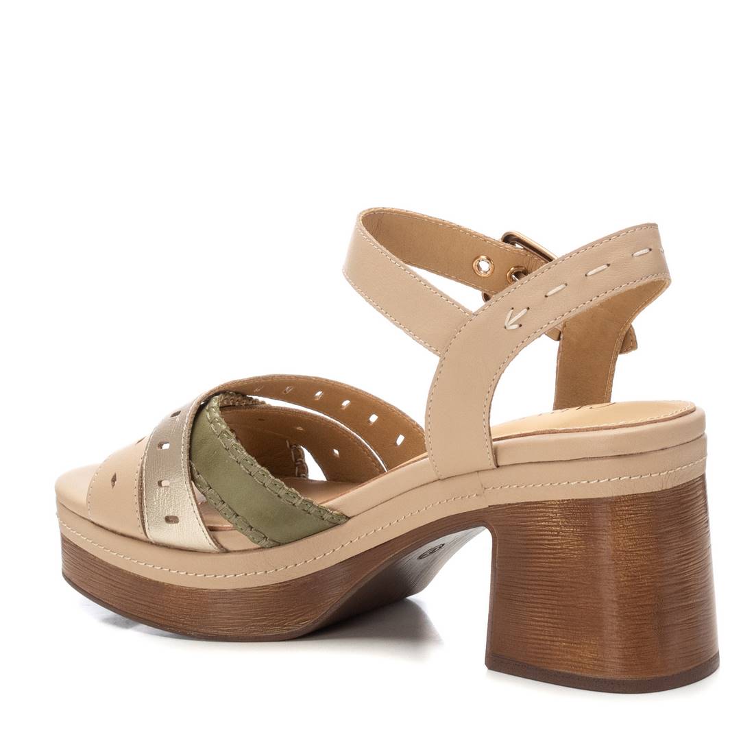 Carmela 16221302 sandales cuir beige talon 7cm
