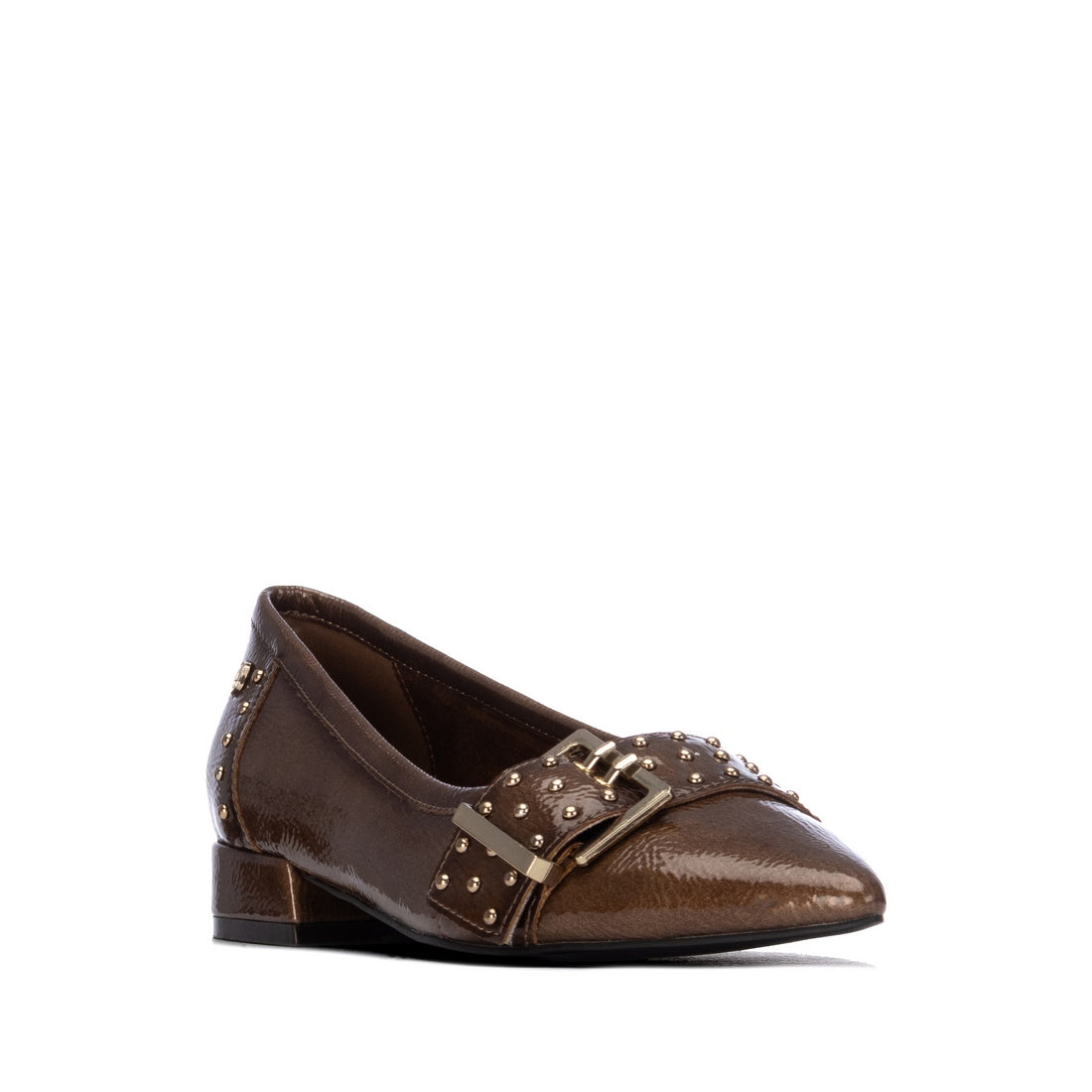 Carmela 16439702 ballerines femme taupe vernis plates
