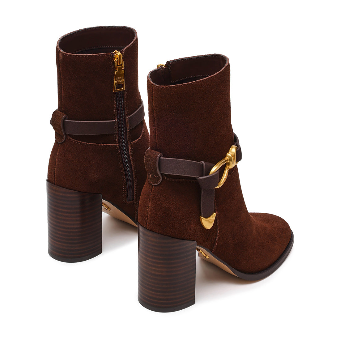 Steve Madden Overpass bottes daim marron 8,5 cm
