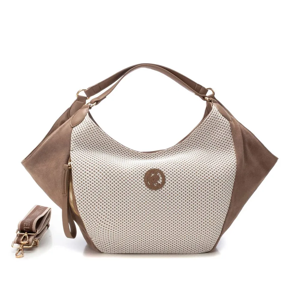 Carmela 18614903 sac épaule marron cuir véritable