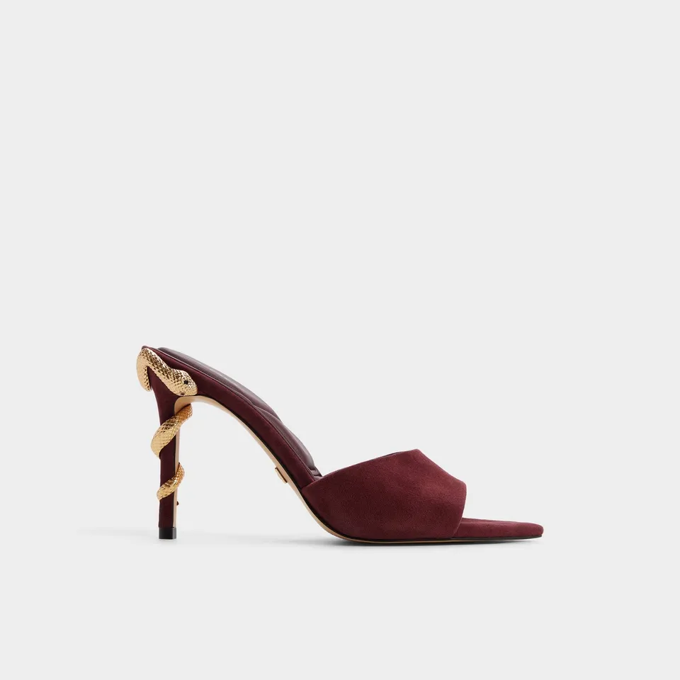 ALDO Seashella escarpins serpent bordeaux