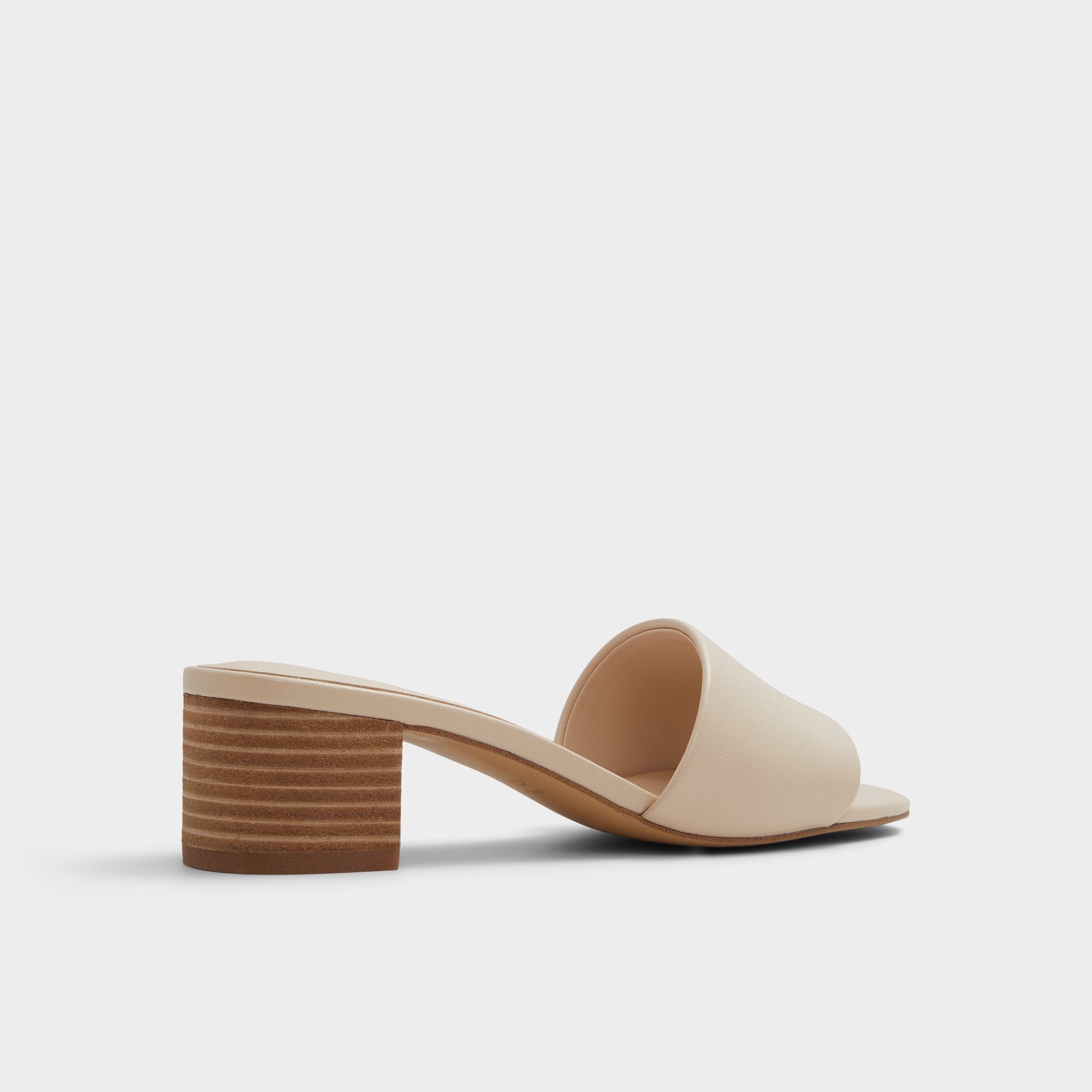 ALDO Claudina mules beige talon bloc confortable