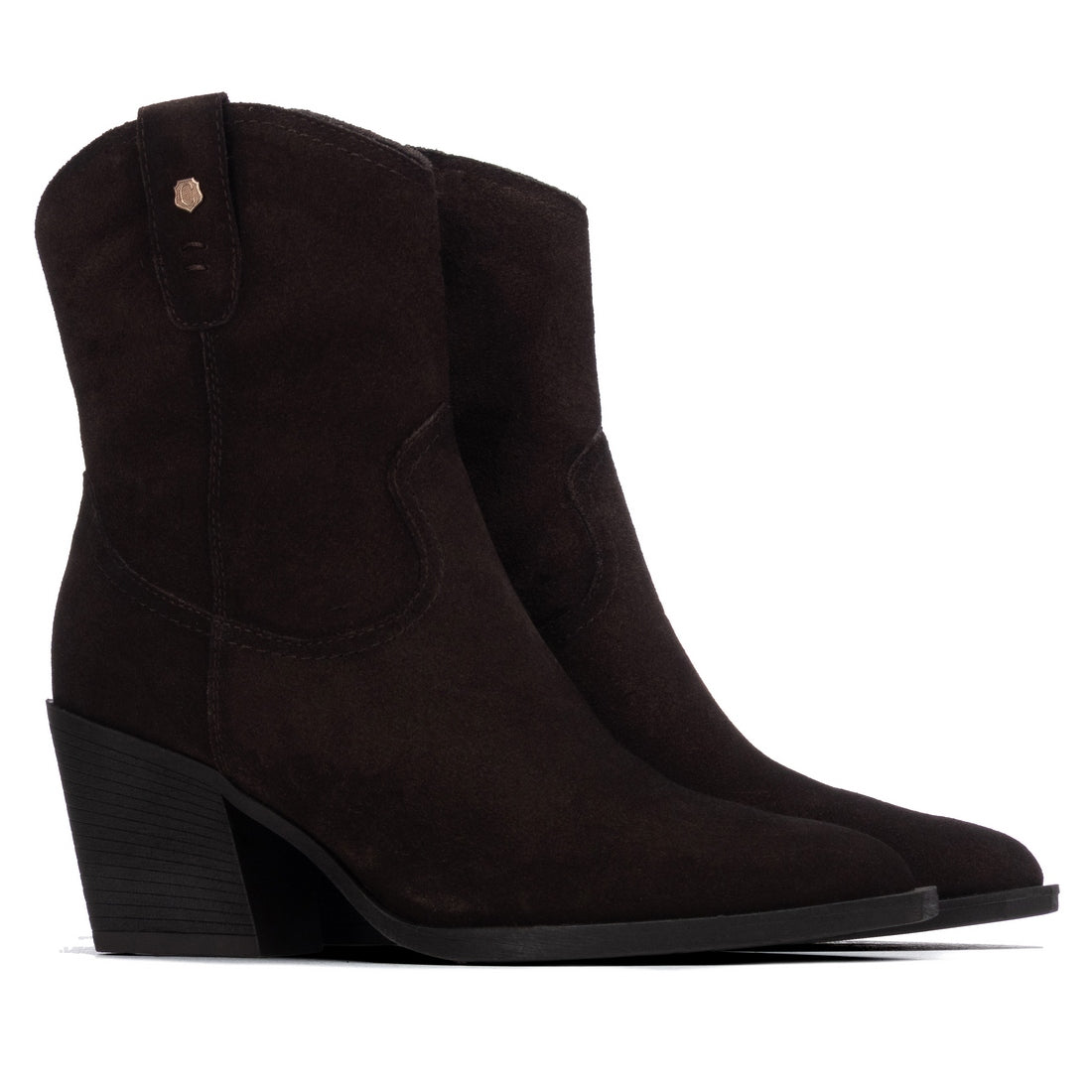 Carmela 16438701 bottine femme marron talon moyen