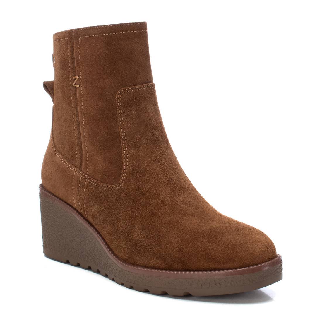 Carmela 16192002 bottine femme marron daim compensée