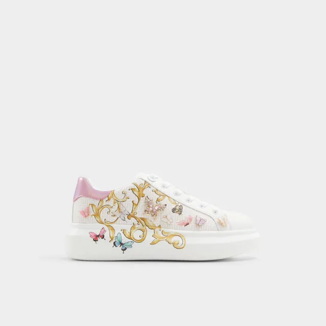 ALDO Eloria baskets femme roses papillons