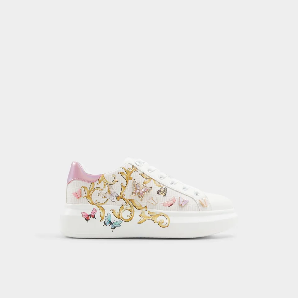 ALDO Eloria baskets femme roses papillons