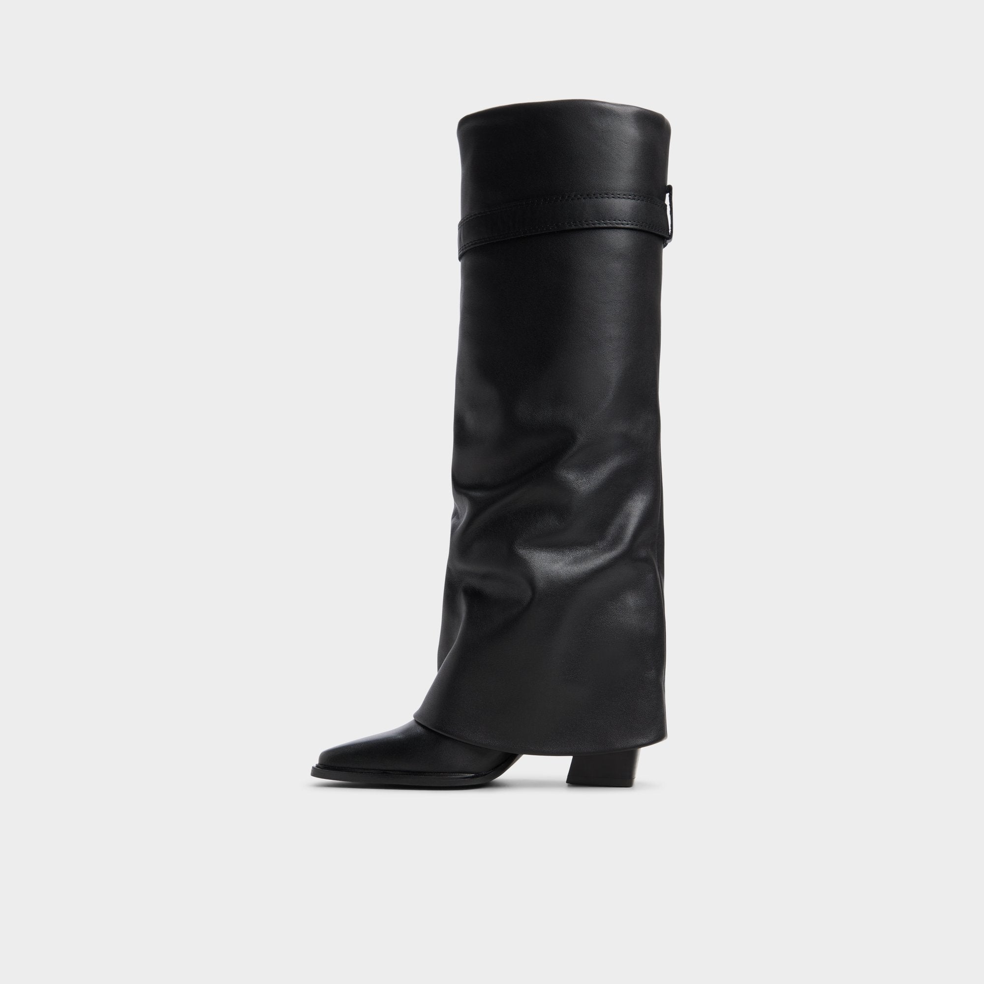 ALDO Amelle bottes hautes noires sangle amovible