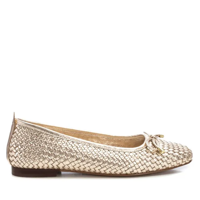 Carmela 16231305 ballerine femme cuir doré ajourée
