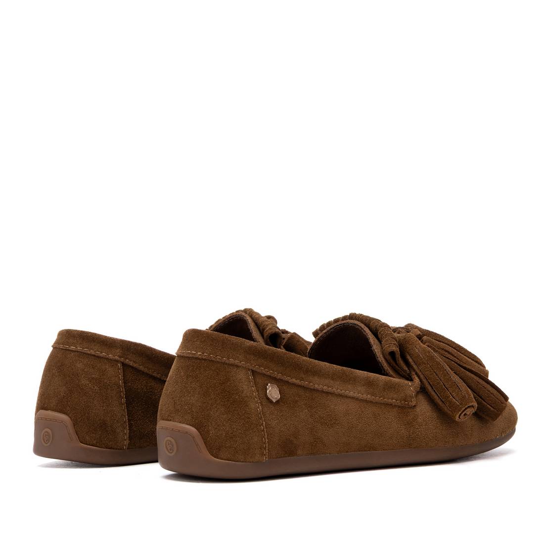 Carmela 16414604 mocassins cuir camel suède