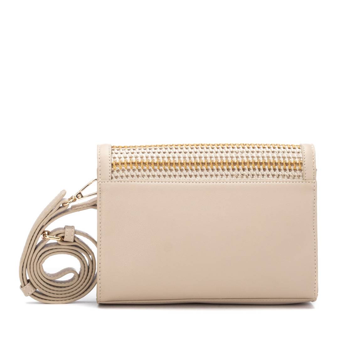 Carmela 18621601 sac bandoulière beige textile 23 cm