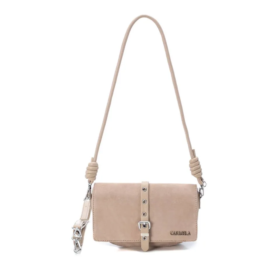 Carmela 18604701 sac cuir camel bandoulière 23 cm