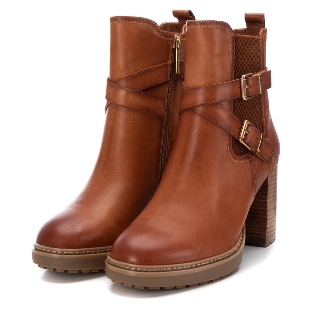 Carmela 16116102 bottines cuir marron talon 8cm