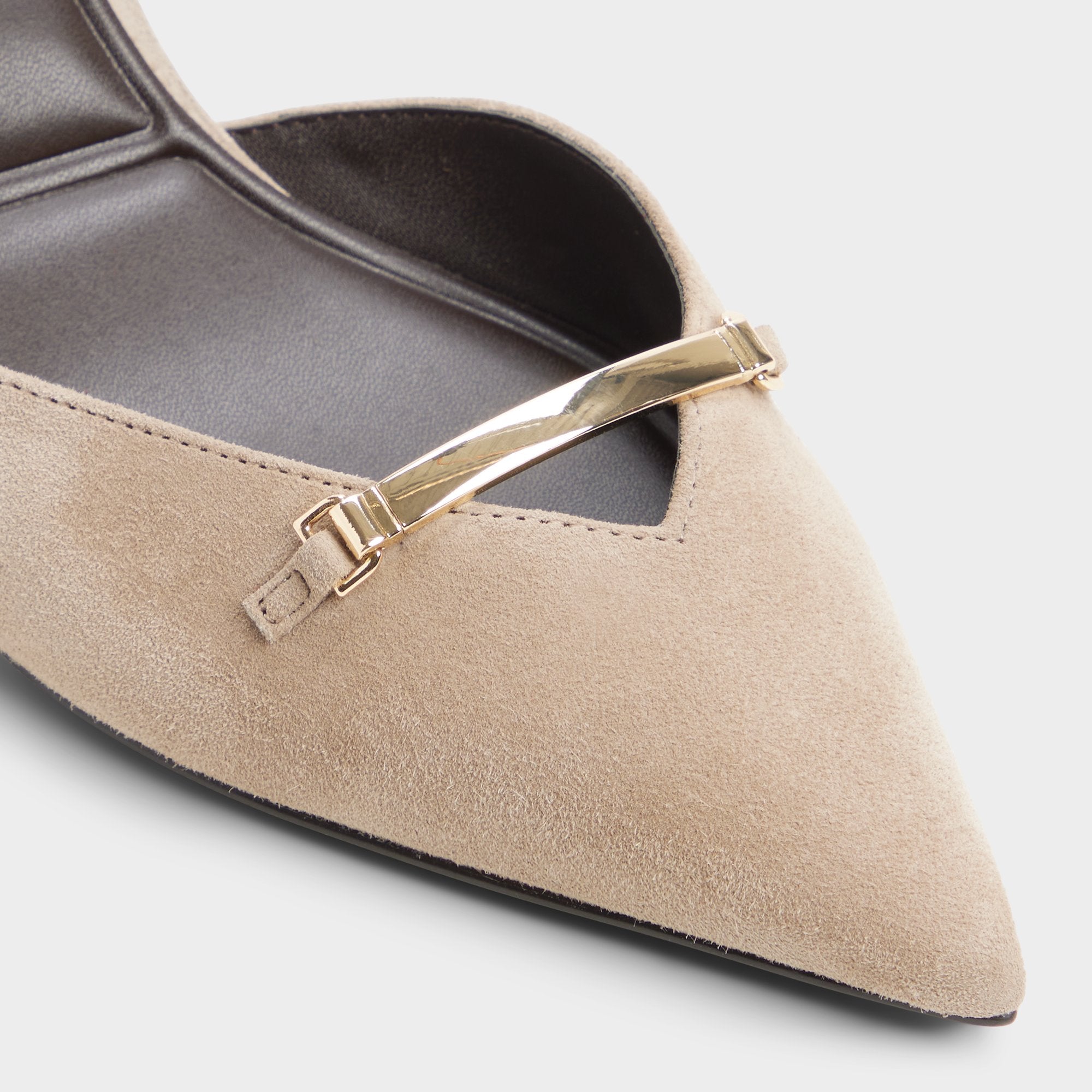 ALDO Nailah escarpins suède beige talon kitten