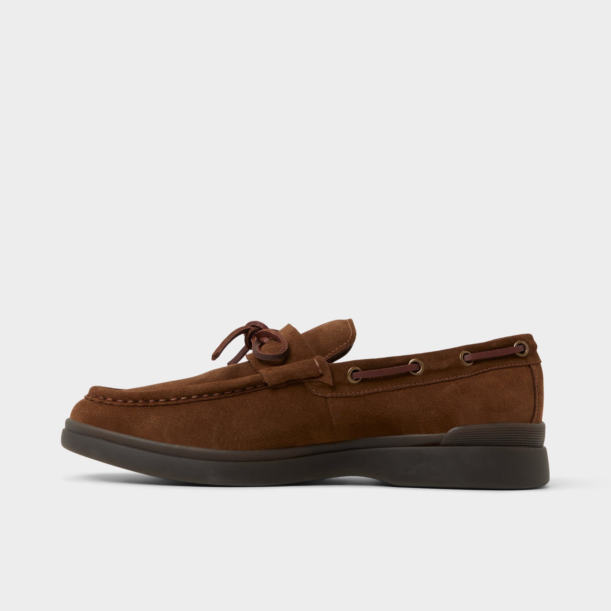 ALDO Bazz chaussures bateau daim cognac