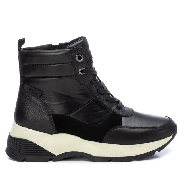 Carmela 16092701 basket montante noire cuir
