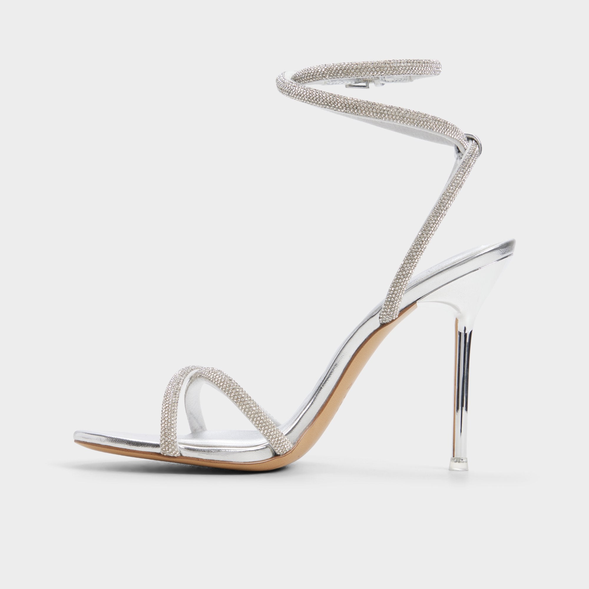 ALDO Manaelden sandales à talon argenté strass
