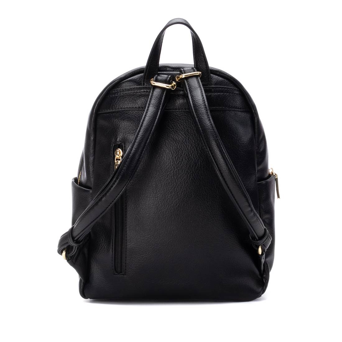 Carmela 18616102 sac à dos femme noir cuir 7 poches