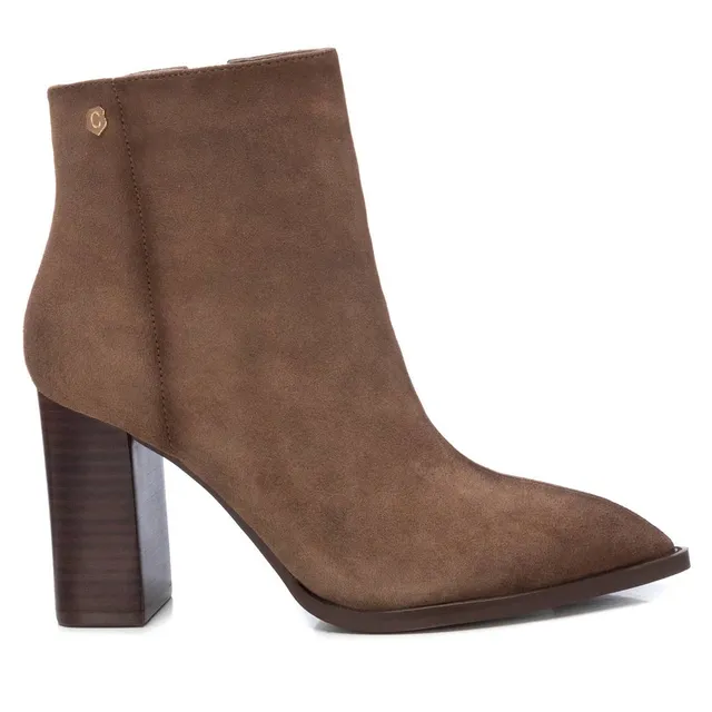 Carmela 16091803 bottine daim marron talon 9 cm