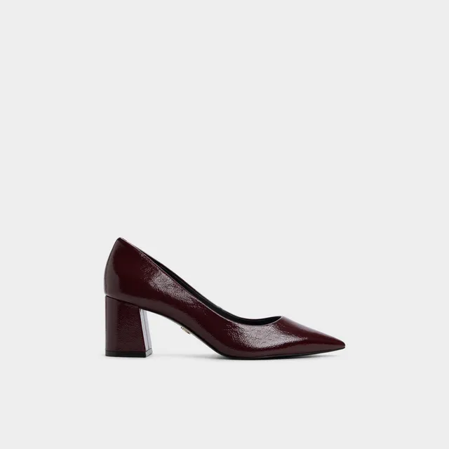 ALDO Ybalelin escarpins bordeaux talon bloc