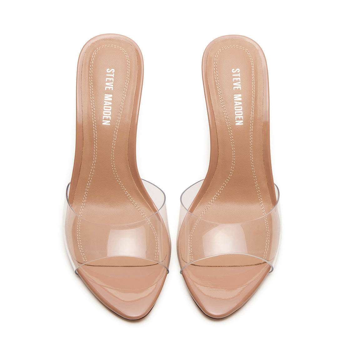 Steve Madden Santi mules transparentes talon 7 cm