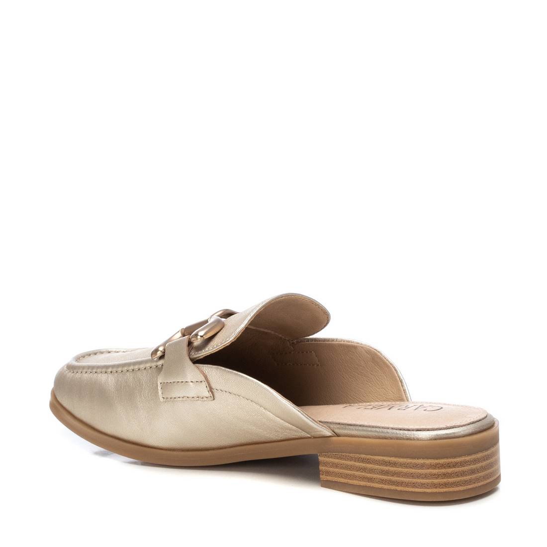 Carmela 16150505 mule doree cuir suede slipper
