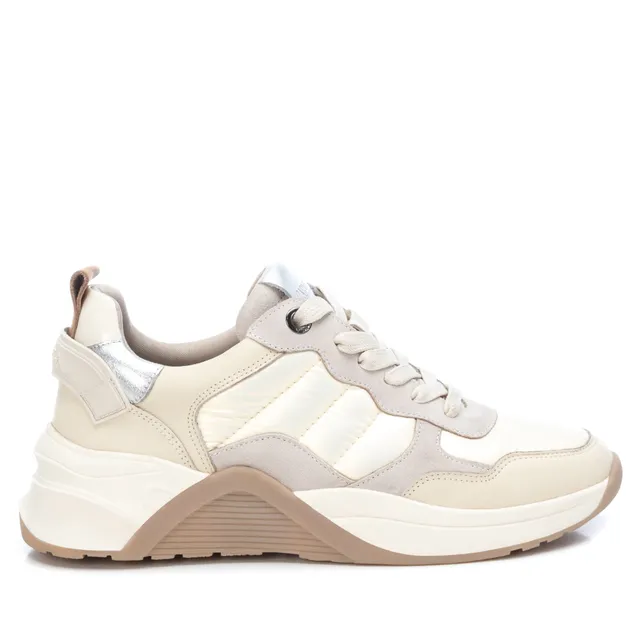 Carmela 16015402 baskets blanches cuir semelle epaisse