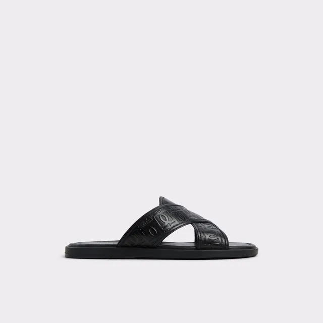ALDO Olino mules noires brides croisées