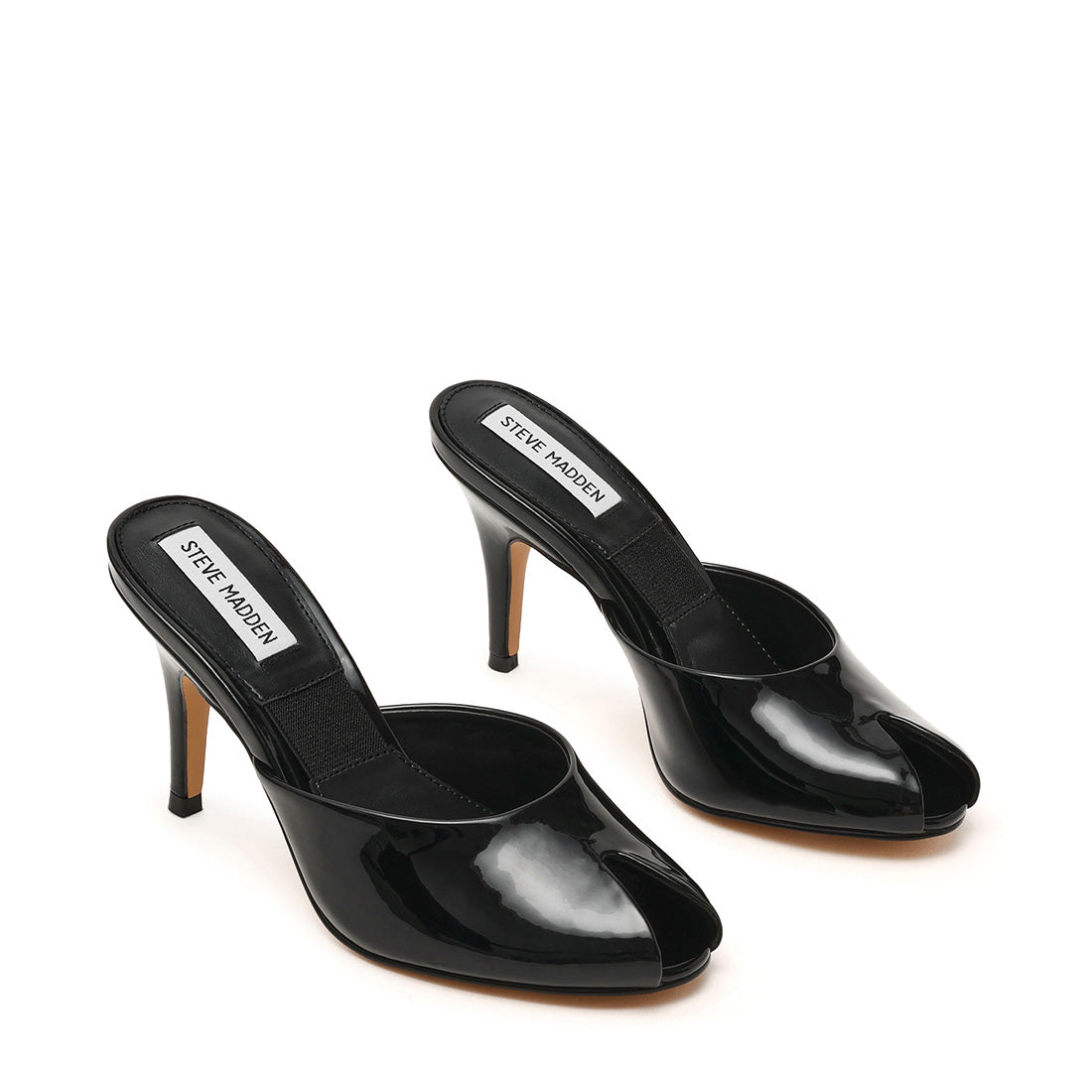 Steve Madden Solera escarpins vernis noir talon 6 cm