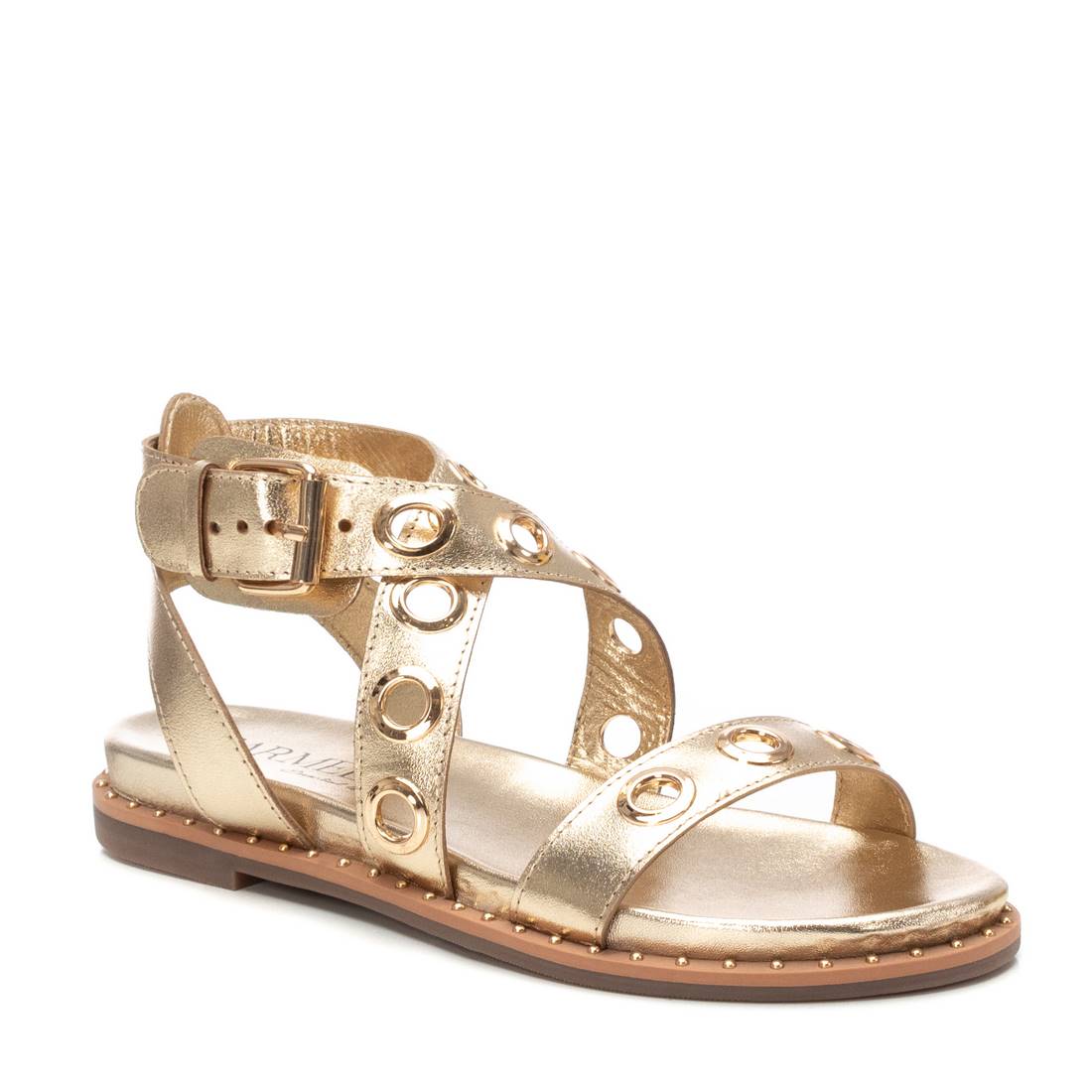 Carmela 16238902 sandale cuir doré romaine
