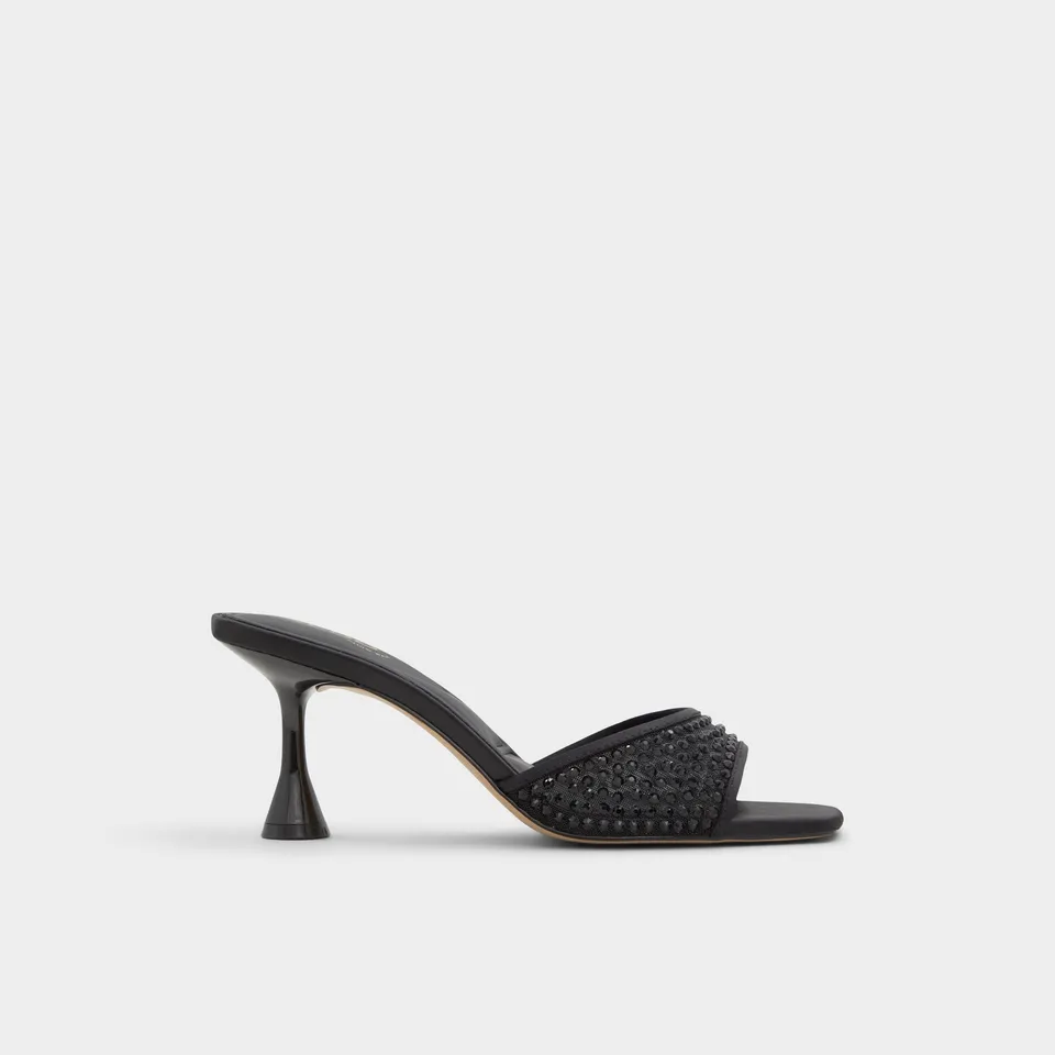 ALDO Agatha mules à talon noir à clous