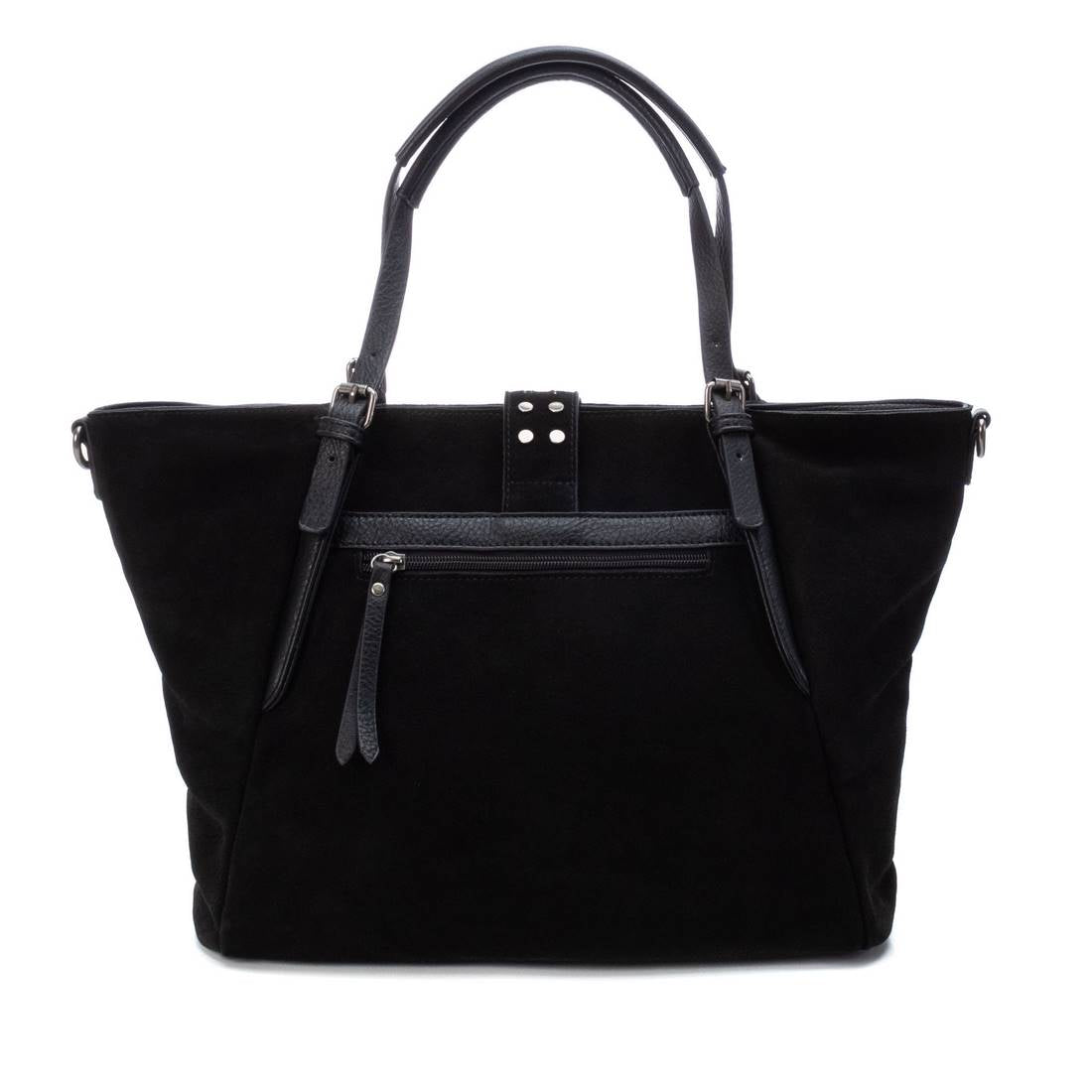 Carmela 18601401 sac shopper noir zigzag 31x45
