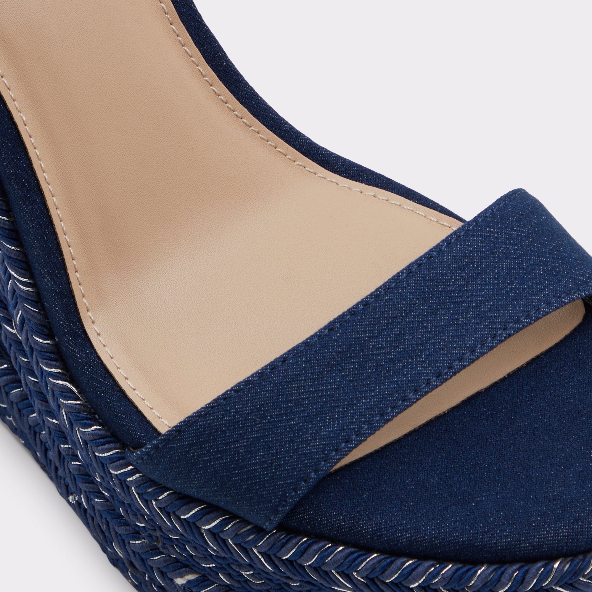 Aldo Marysol sandales compensées denim femme