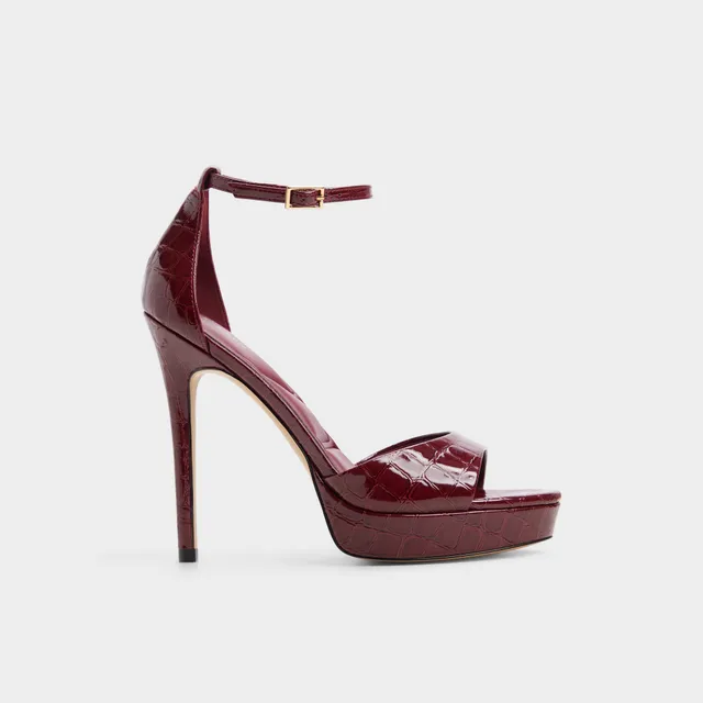 ALDO Afumeth sandales à talon rouge sangles fines