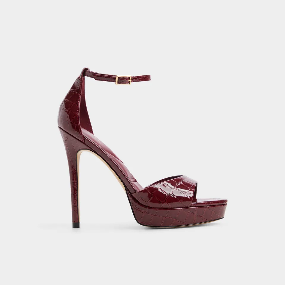 ALDO Afumeth sandales à talon rouge sangles fines