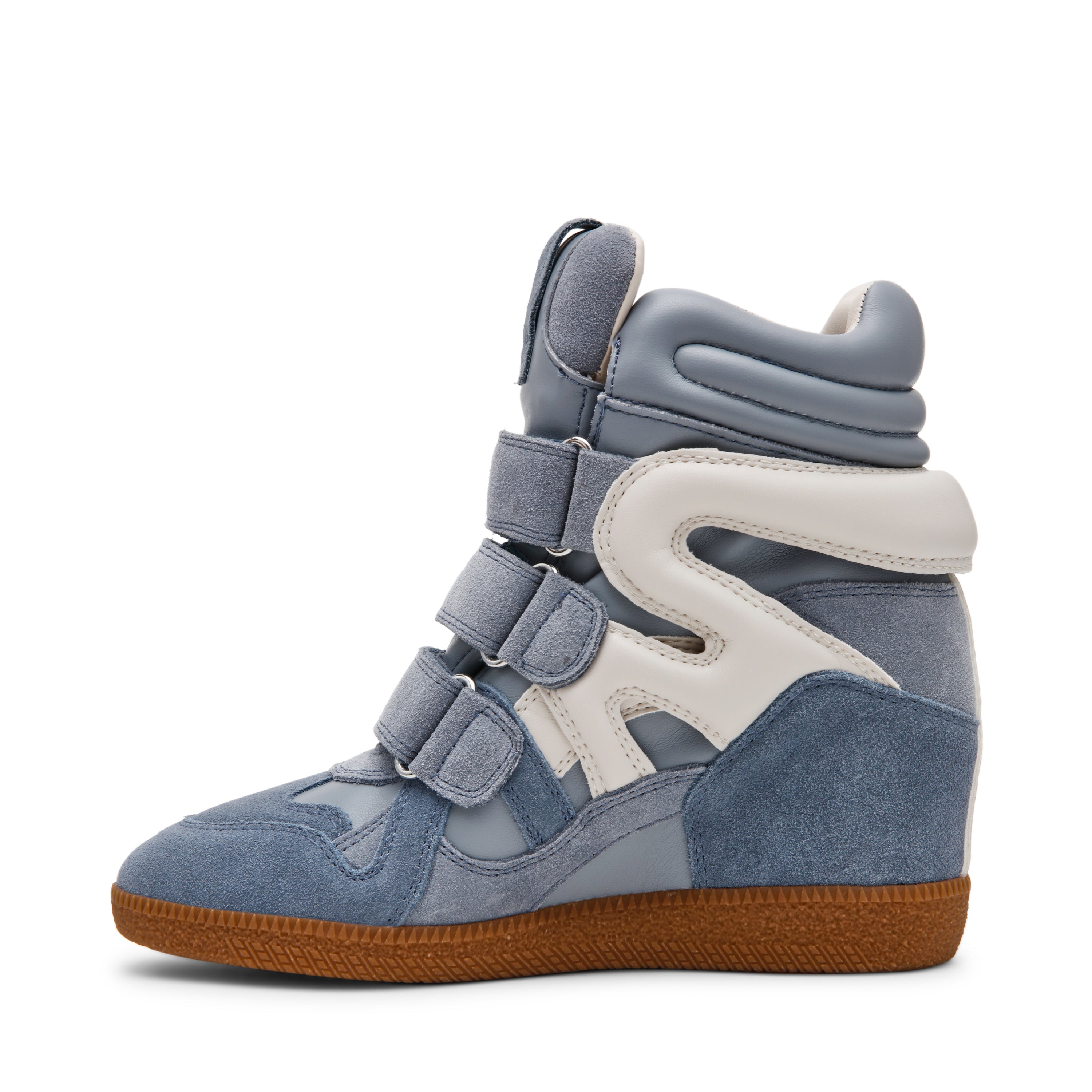 Steve Madden Mavis basket daim bleu 5 cm