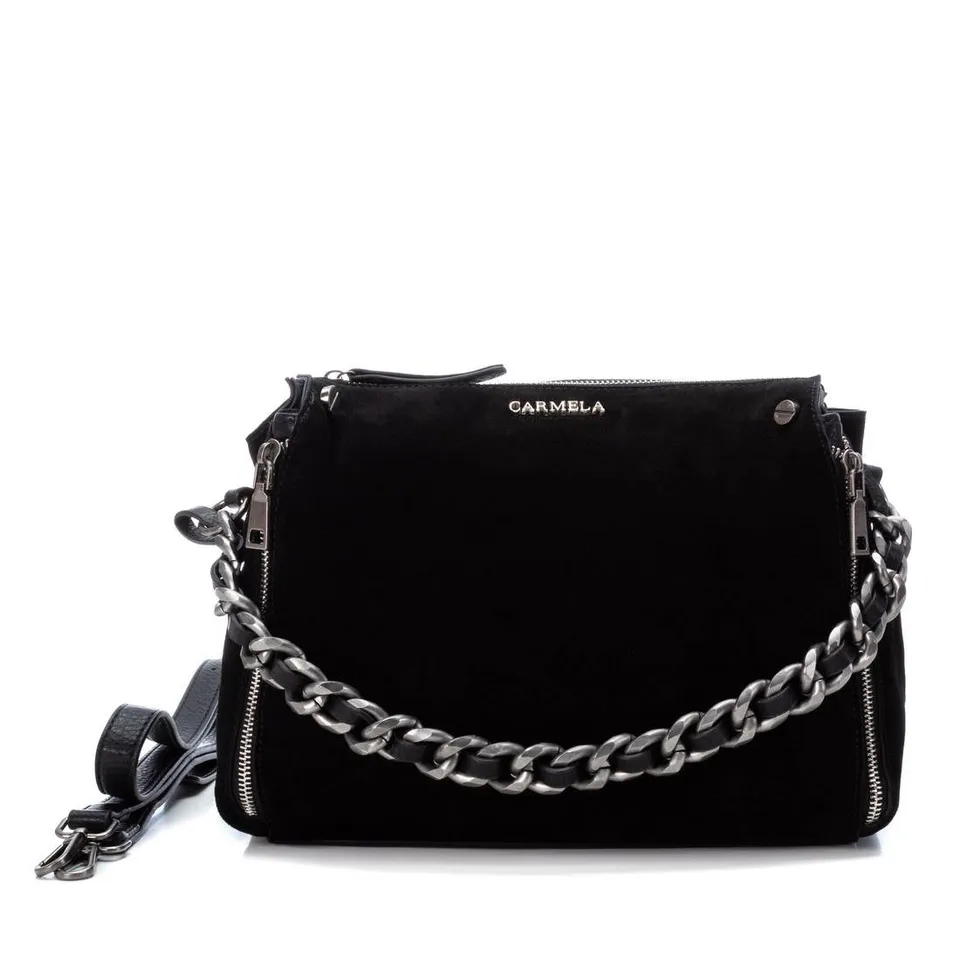 Carmela 18602101 Sac Femme Noir Chaîne