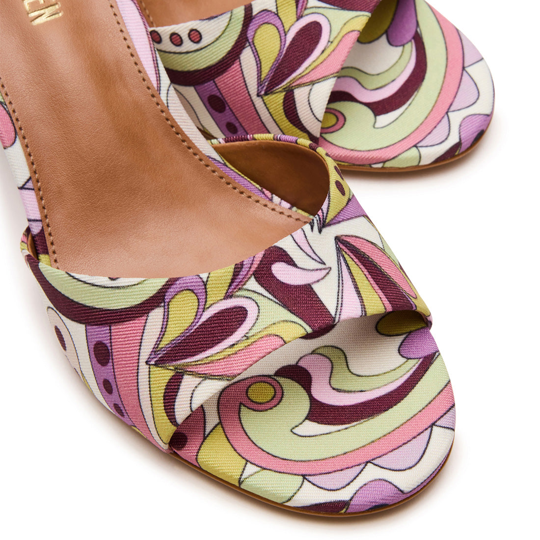 Steve Madden Kendrix sandales imprimé rose talon 6,3 cm