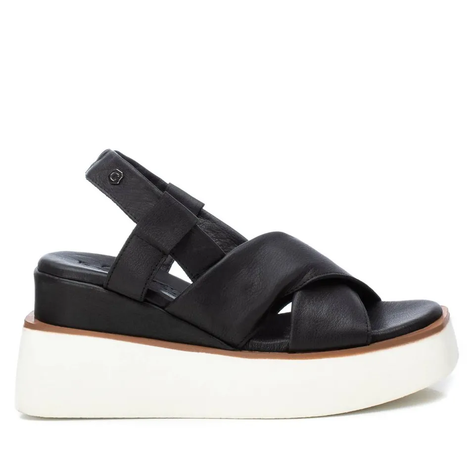 Carmela 16078703 sandales femme noir compense 8 cm