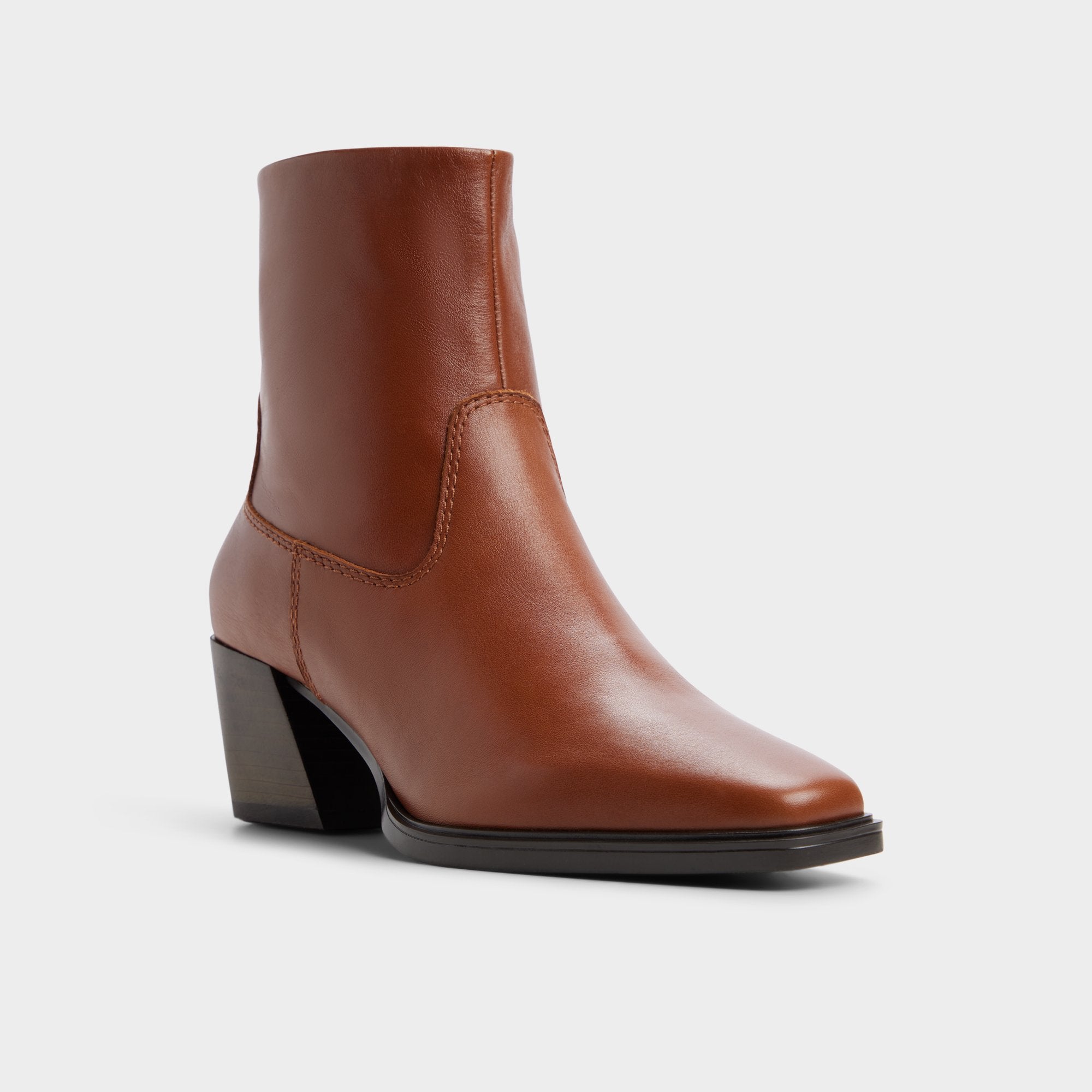 ALDO Ybiraweth bottines cognac talon carré