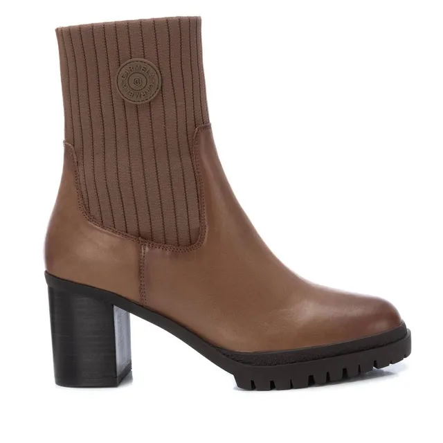 Carmela 16027502 bottine cuir marron talon 7 cm